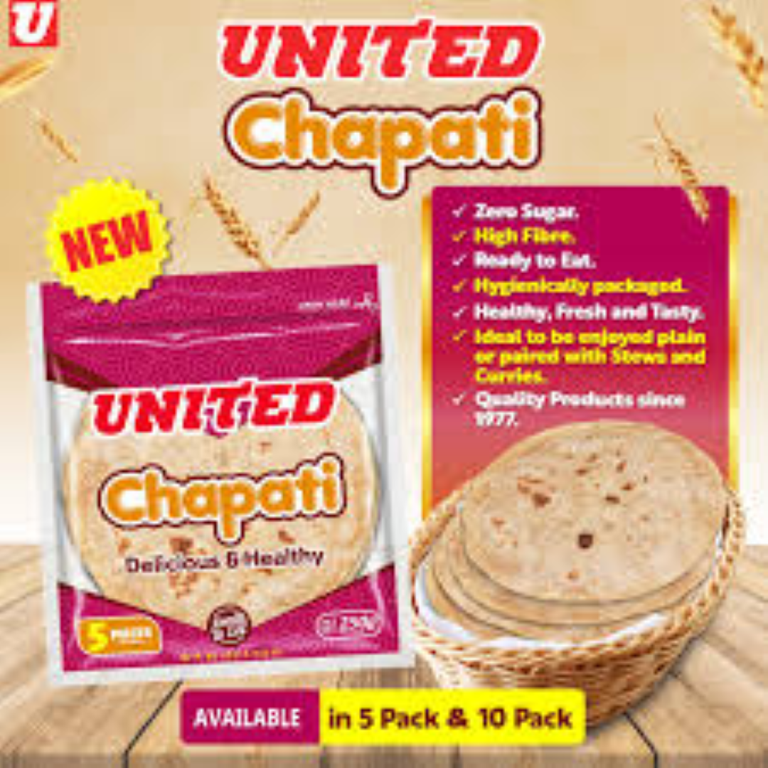 UNITED CHAPATI 250G 5PCS